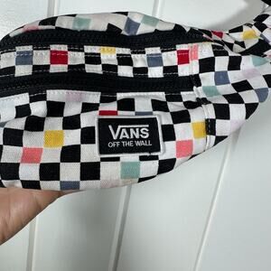 Vans Off The Wall Fanny Pack Colorful Checkered Belt Bag Adjustable strap